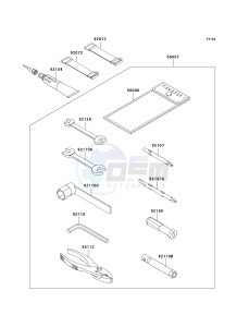 JT 1200 [1200 STX-R] (A1-A2) [1200 STX-R] drawing OWNERS TOOLS