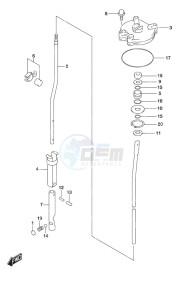 DF 60A drawing Shift Rod High Thrust