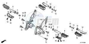 CBR125RTD CBR125RT UK - (E) drawing STEP