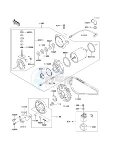 ER 500 C [ER5] (C1-C2) [ER5] drawing STARTER MOTOR