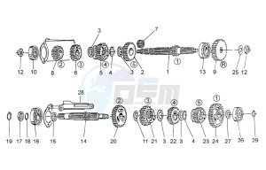 V7 Special 750 drawing Gear box