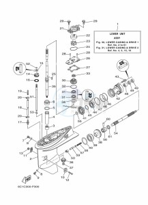 F50HEDL drawing LOWER-CASING-x-DRIVE-1