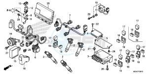 VFR1200XF CrossTourer - VFR1200X 2ED - (2ED) drawing SUB HARNESS