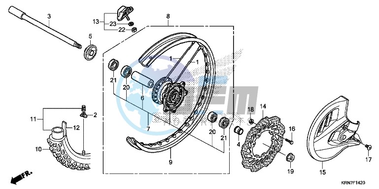 FRONT WHEEL