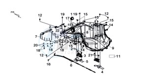 MAXSYM 600 I ABS EXECUTIVE EURO4 L7 drawing HELMET BOX