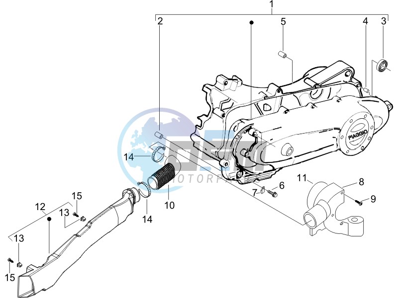 Crankcase cover - Crankcase cooling