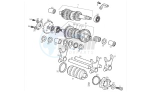 SMT 50 drawing Gear box