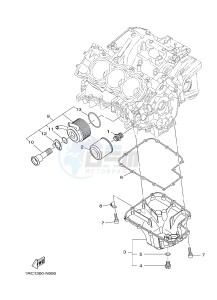 MT09 MT-09 STREET RALLY 900 (1RCW 1RCX) drawing OIL CLEANER