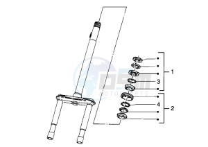 Zip 50 RST drawing Steering bearing ball tracks