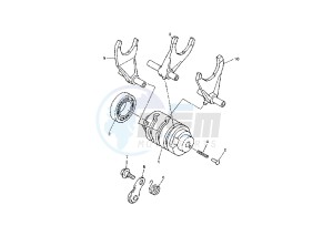 WR F 400 drawing SHIFT CAM-FORK