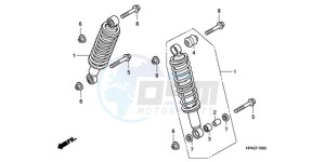 TRX420FEA Australia - (U / 2U 4WD) drawing FRONT CUSHION