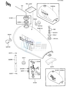 KE 100 B [KE100] (B1-B5) [KE100] drawing FUEL TANK