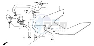 CBR600RR drawing AIR INJECTION CONTROL VALVE