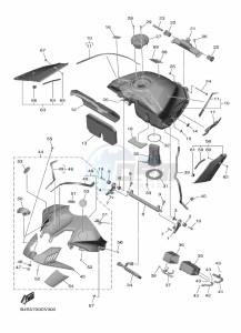 YZF1000D YZF-R1M (B4S6) drawing FUEL TANK