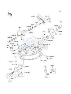 JT 1500 A [STX-15F] (A6F-A9F) A7F drawing HANDLE POLE