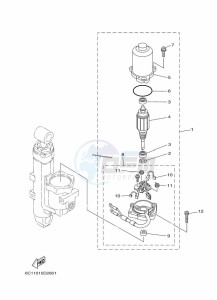 FT50JETL drawing POWER-TILT-ASSEMBLY-2