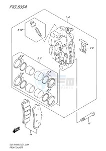 GSX-S 1000 drawing FRONT CALIPER