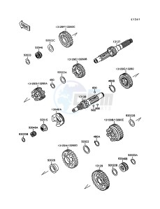 VN 1500 C [VULCAN 1500 L] (C3-C4) [VULCAN 1500 L] drawing TRANSMISSION