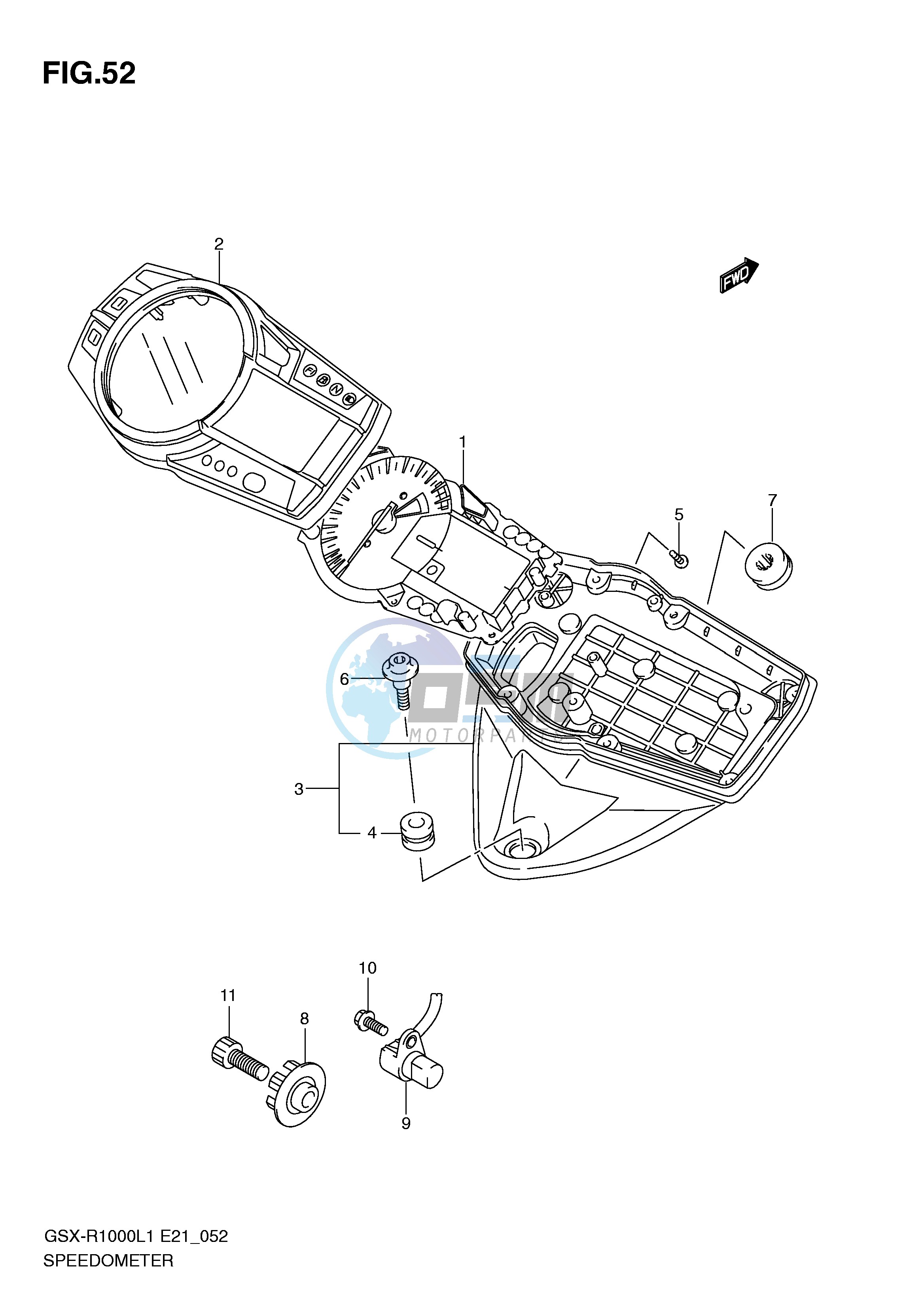 SPEEDOMETER (GSX-R1000L1 E24)