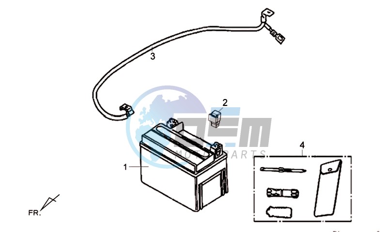 BATTERY / TOOLKIT