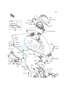 VULCAN 900 CUSTOM VN900CGF GB XX (EU ME A(FRICA) drawing Fuel Tank