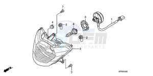 SH150D9 Europe Direct - (ED / KMH) drawing HEADLIGHT