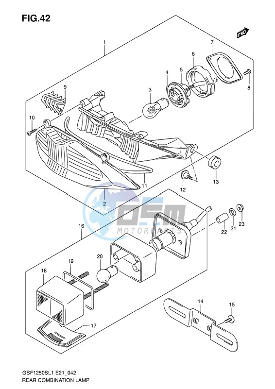 REAR COMBINATION LAMP