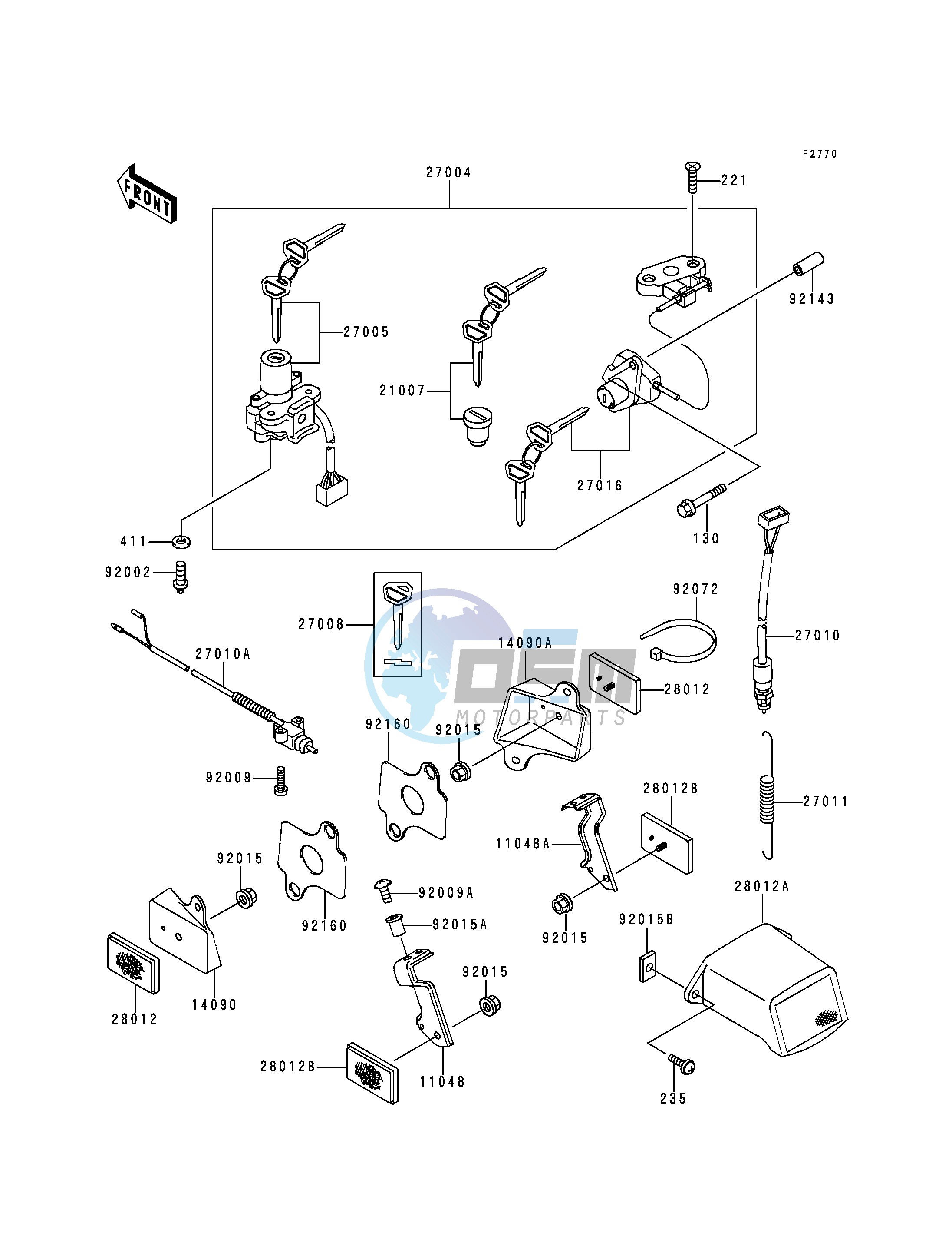 IGNITION SWITCH_LOCKS_REFLECTORS