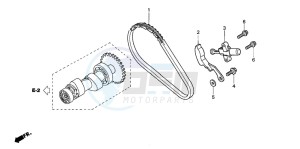 TRX350FE FOURTRAX 350 4X4ES drawing CAM CHAIN