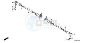 TRX420FEA Europe Direct - (ED / 4WD) drawing TIE ROD