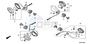 NC700XD NC700X 2ED drawing WINKER