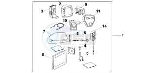 XL700VA9 France - (F / ABS CMF) drawing NAVI