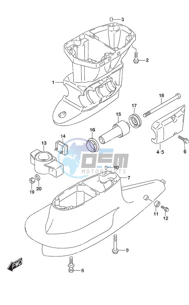 Drive Shaft Housing High Thrust