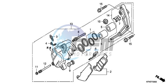 FRONT BRAKE CALIPER