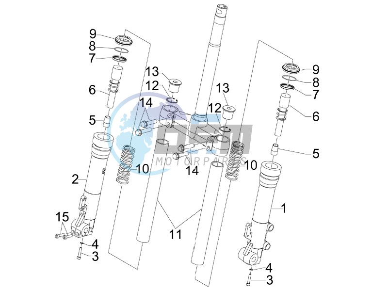 Fork components (Kayaba)