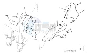 Dorsoduro 750 ABS USA-CND (NAFTA) (CND, USA) drawing Front body - Front mudguard