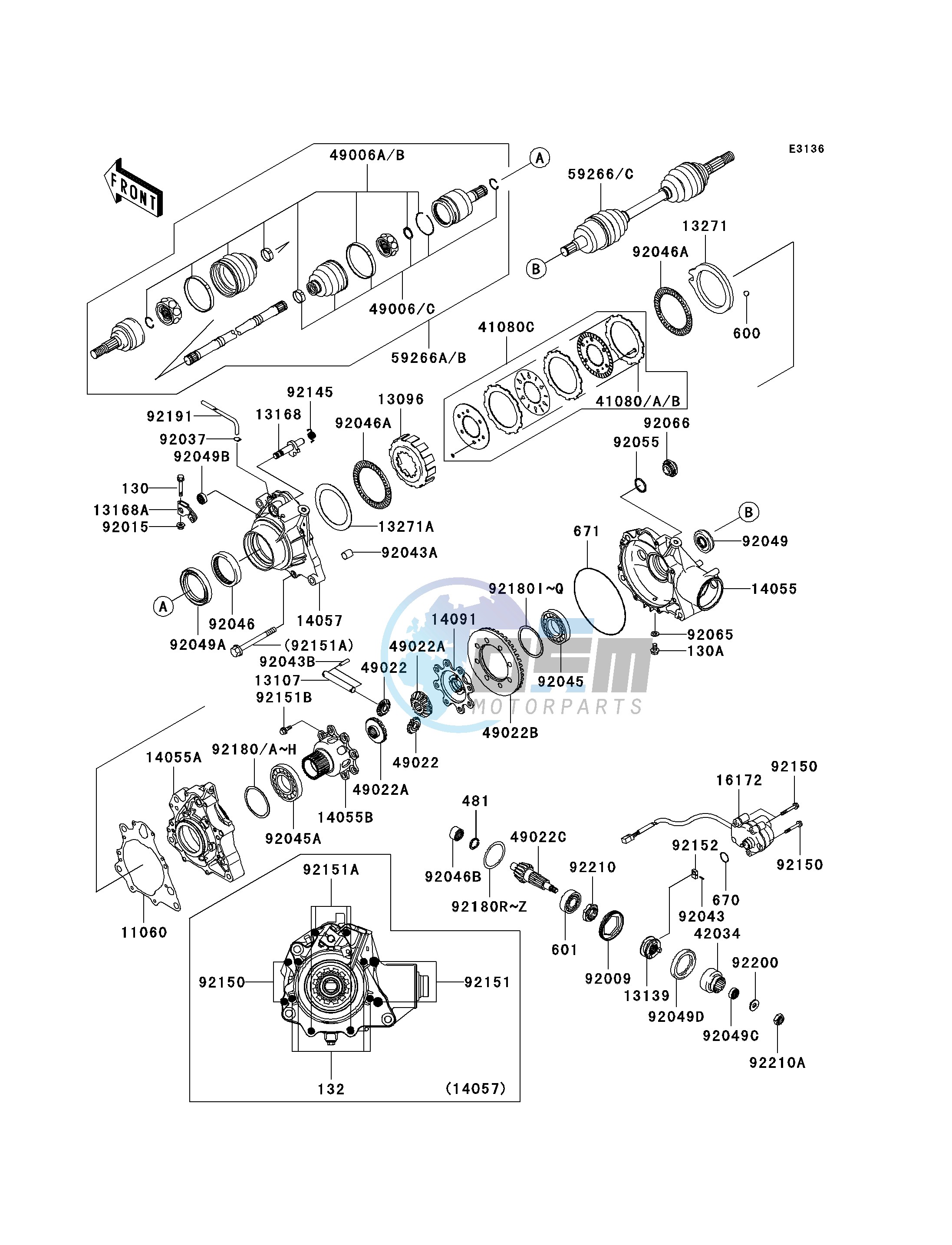 DRIVE SHAFT-FRONT