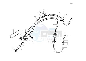 GRANTURISMO 125-200 drawing Fuel pump