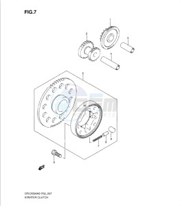 DR125SML 0 drawing STARTER CLUTCH