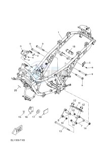 YP400RA X-MAX 400 ABS (BL11 BL11 BL11 BL11) drawing FRAME