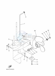 FT9-9GMHX drawing LOWER-CASING-x-DRIVE-2