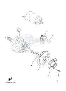 YFM350A YFM350TF GRIZZLY 350 2WD (B145) drawing STARTER CLUTCH