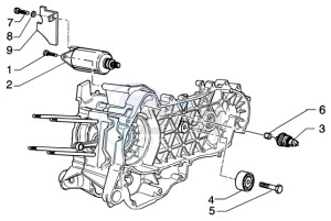 Beverly 125 drawing Electric starter