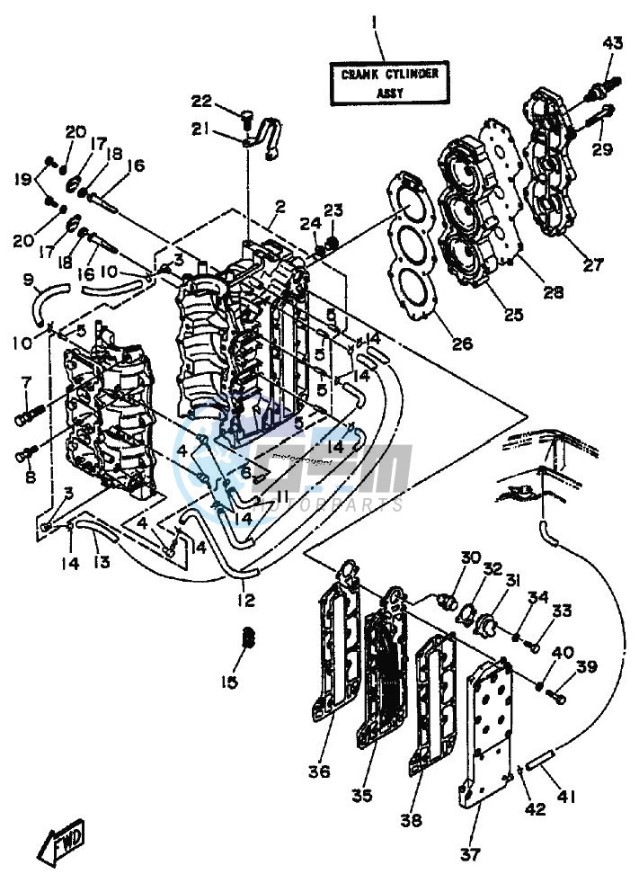 CYLINDER--CRANKCASE