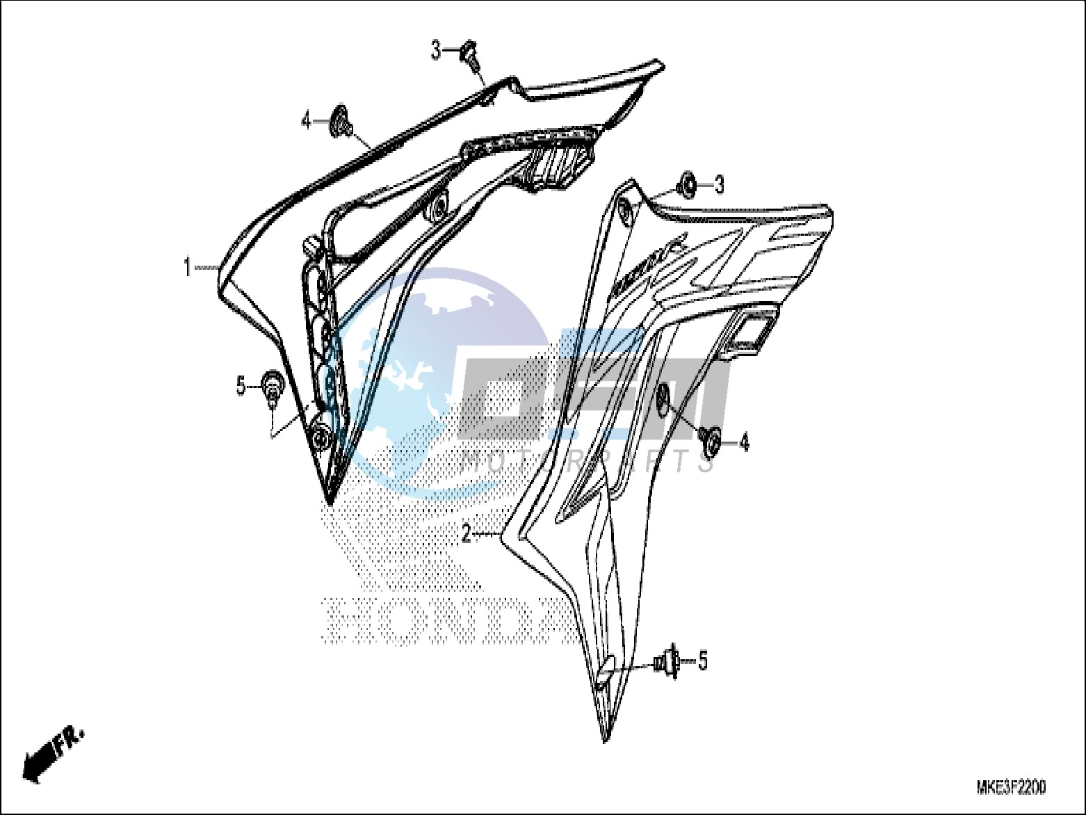 RADIATOR SHROUD (CRF450R)