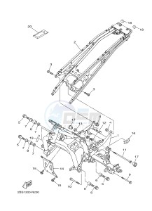 XT1200Z (2BS1 2BS2) drawing FRAME