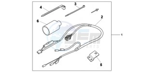 NC700SAD NC700S ABS 2ED - (2ED) drawing KIT,GRIP HEATER A