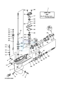 F40BMHDS drawing LOWER-CASING-x-DRIVE-1