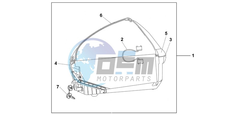 45L TOPBOX VERNIER GREY METALLIC