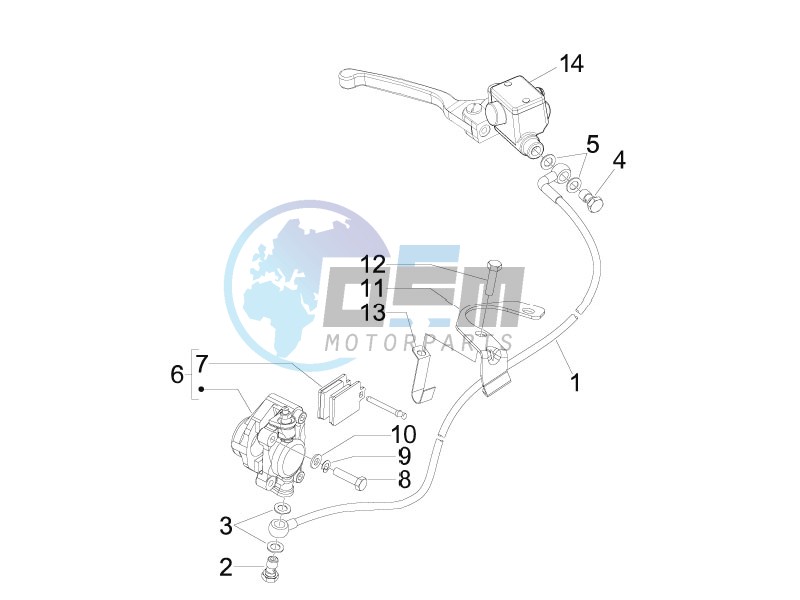 Brakes pipes - Calipers